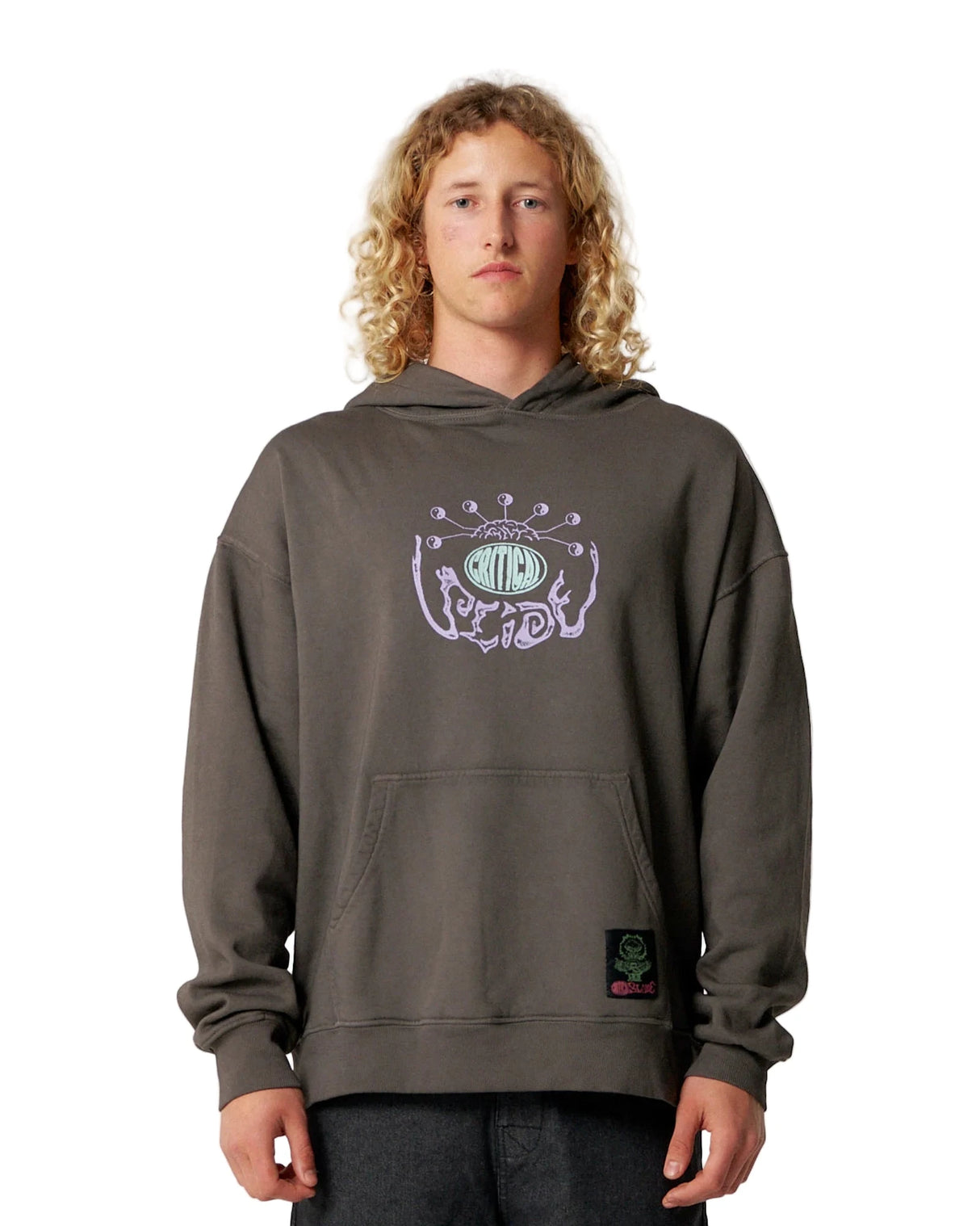 CRITICAL SLIDE Madness Pullover Hoodie Ashphalt Men's Pullover Hoodies The Critical Slide Society