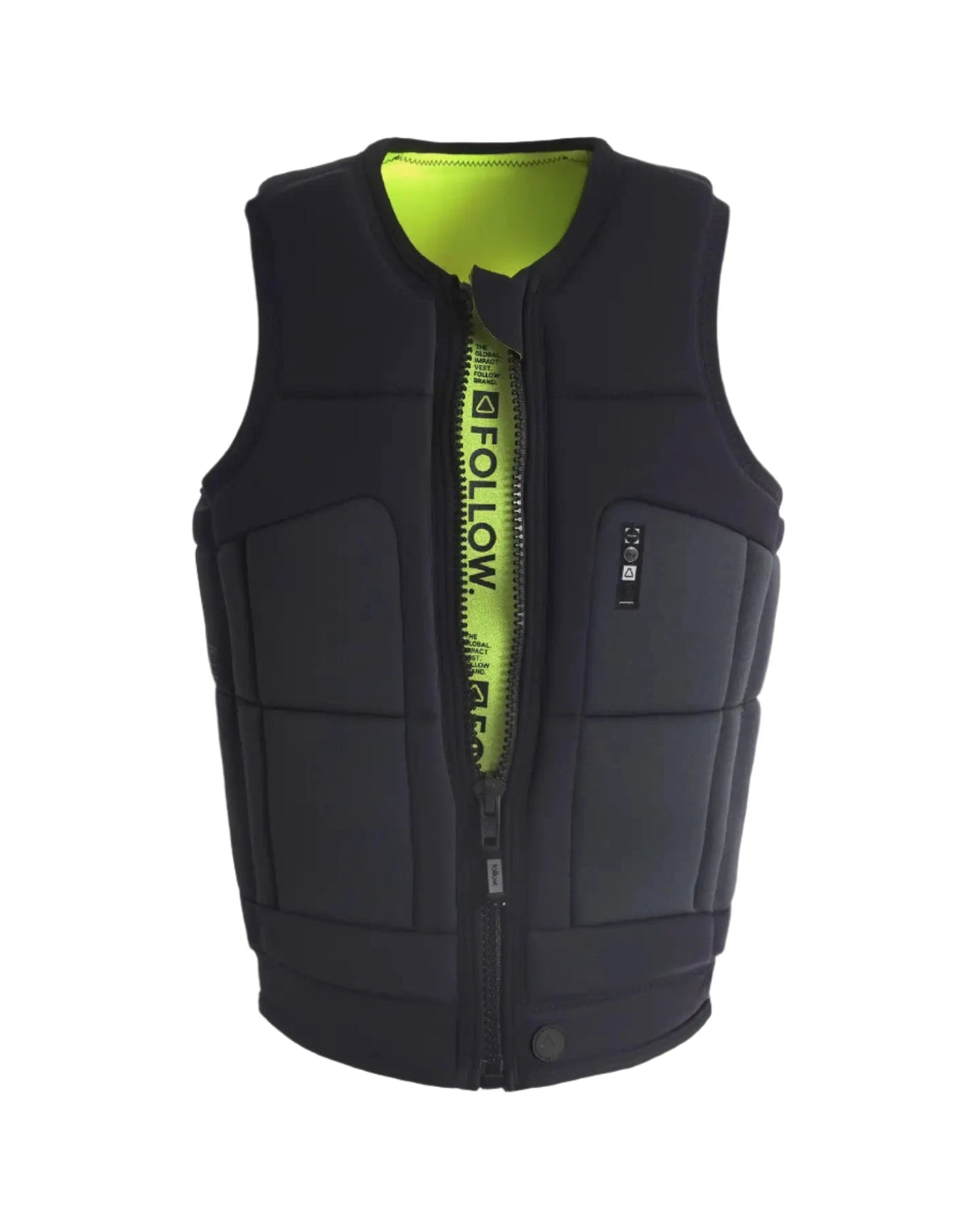 FOLLOW Global Impact Vest Black Men's Wake Vests Follow