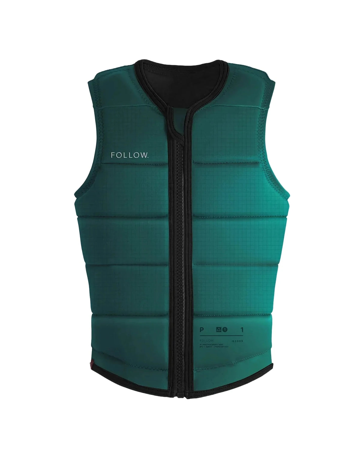 FOLLOW Women's P1 Traction Impact Vest Emerald Women's Wake Vests Follow