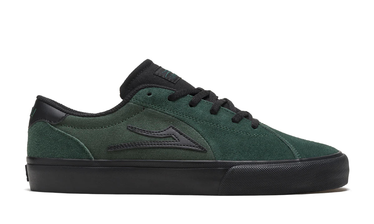 LAKAI Flaco 2 Shoes Pine/Black Suede Men's Skate Shoes Lakai