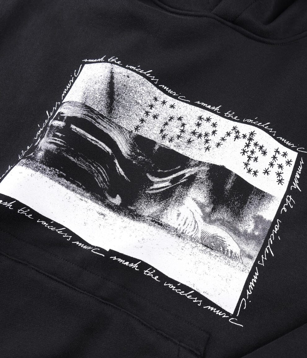 FORMER Establish Boxy Hoodie Black Men's Pullover Hoodies Former
