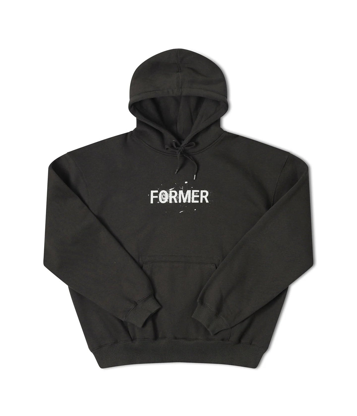 FORMER Legacy Scratch Hoodie Washed Black Men's Pullover Hoodies Former