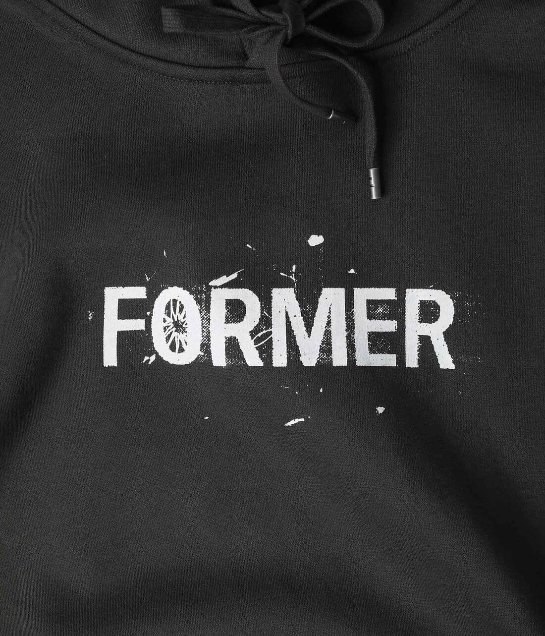 FORMER Legacy Scratch Hoodie Washed Black Men's Pullover Hoodies Former