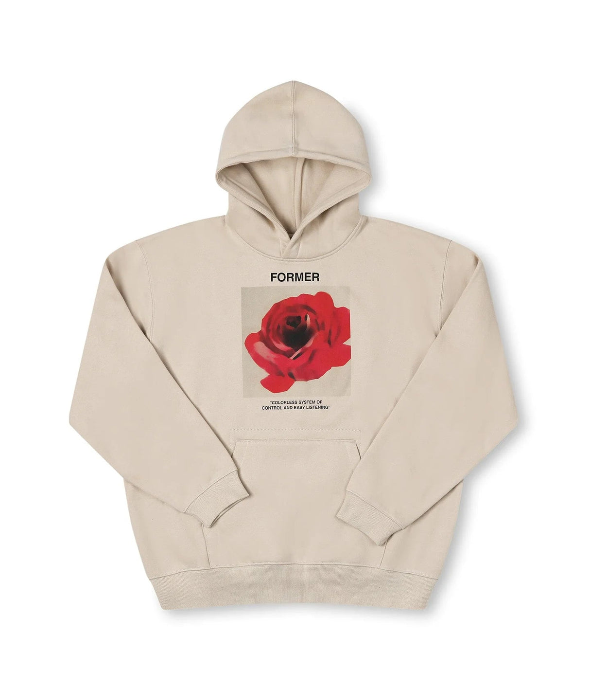 FORMER Rosette Hoodie Bone Men's Pullover Hoodies Former