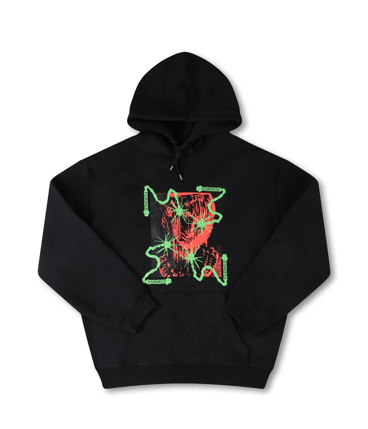 FORMER Chained Pullover Hoodie Black Men's Pullover Hoodies Former