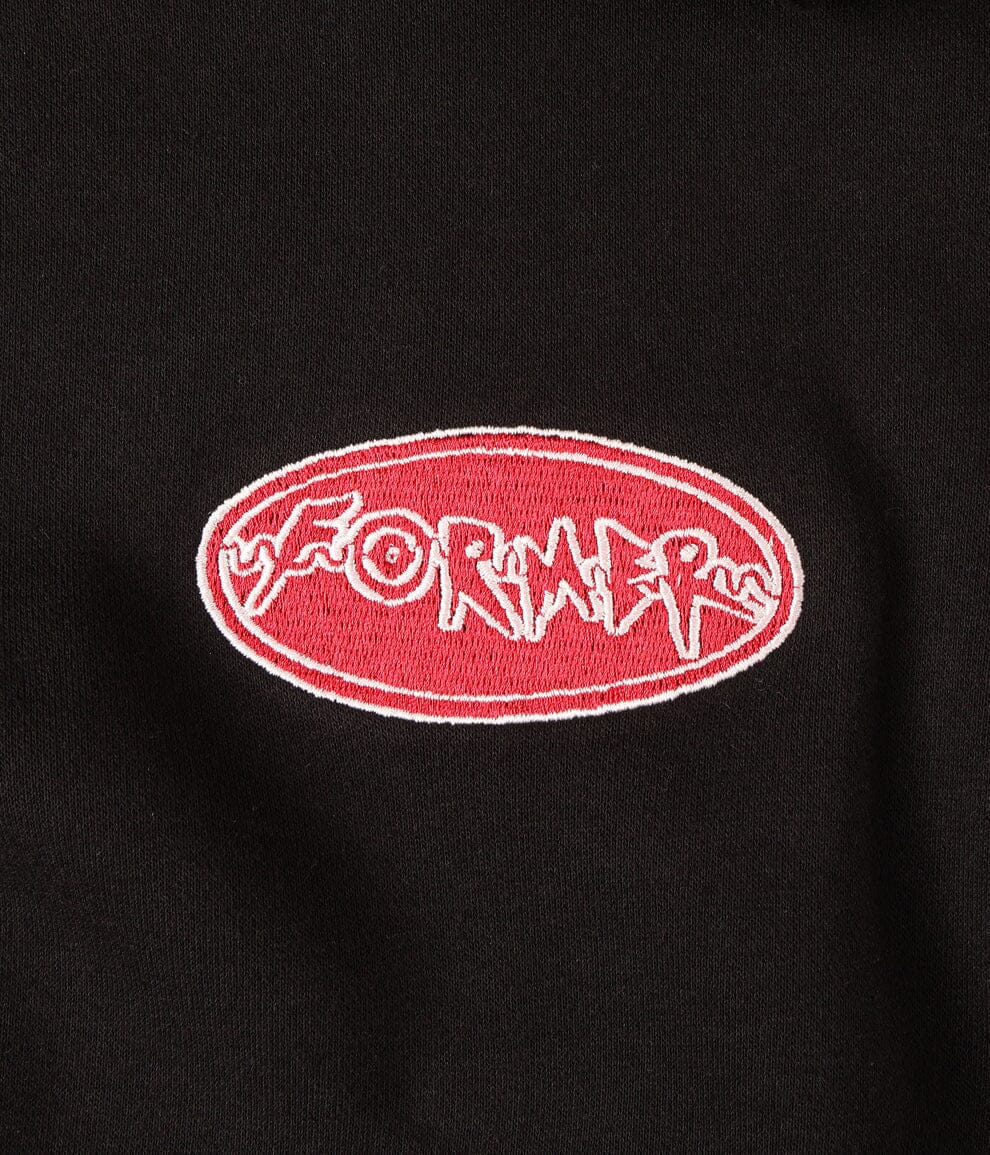 FORMER Flatline Hoodie Black Men's Pullover Hoodies Former