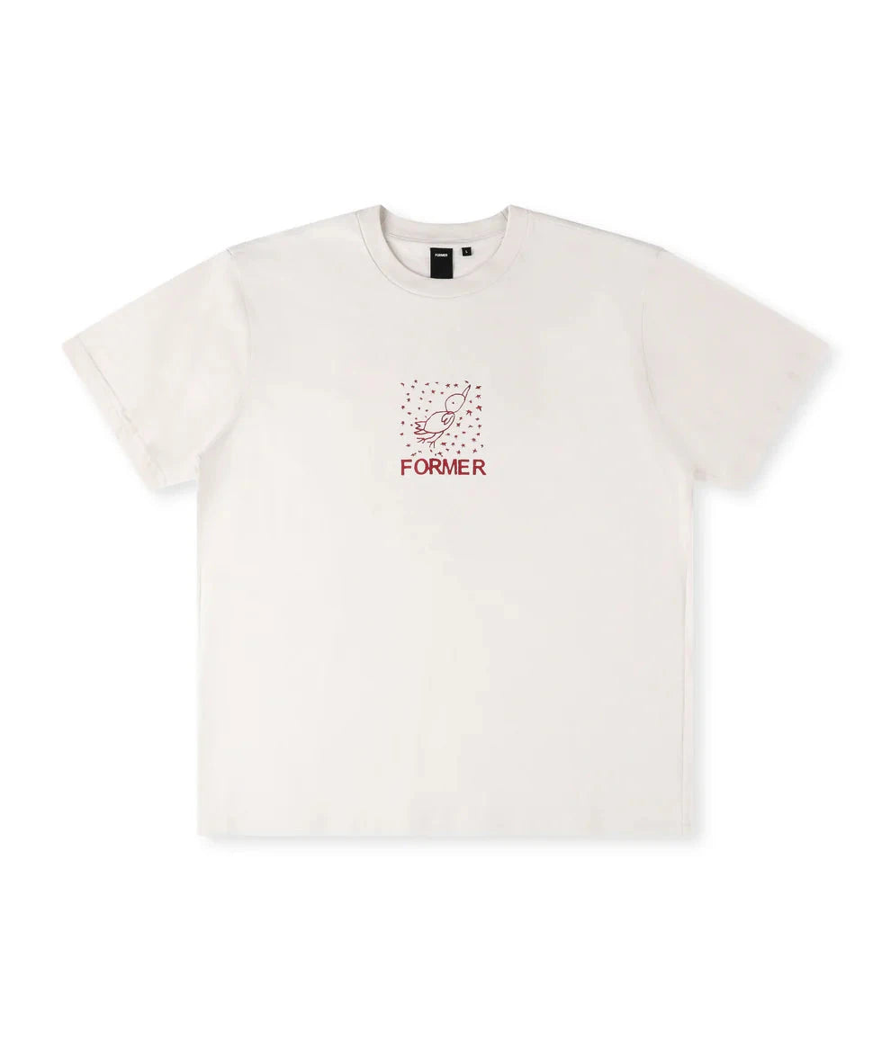 FORMER Free Crux T-Shirt Bone Men's Short Sleeve T-Shirts Former