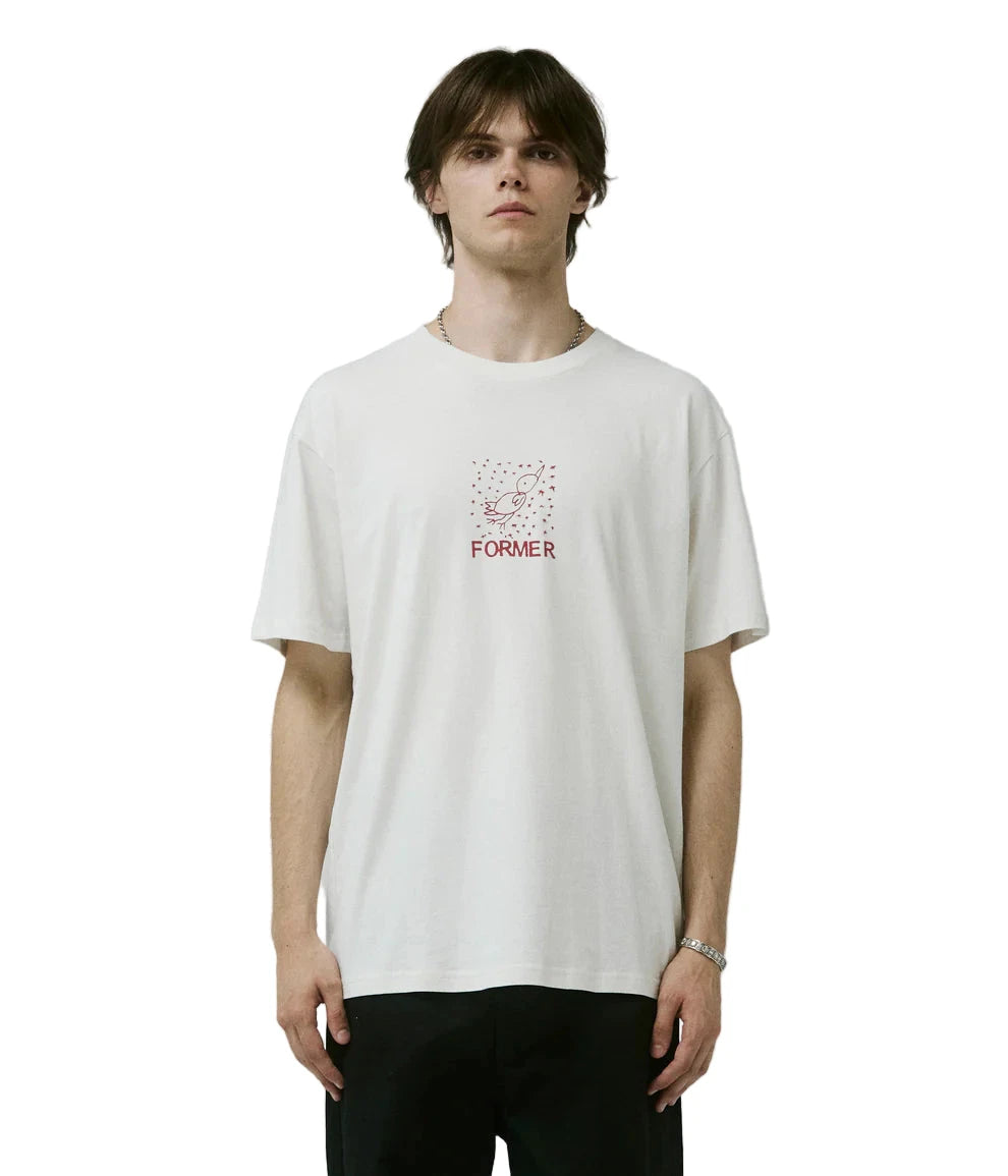 FORMER Free Crux T-Shirt Bone Men's Short Sleeve T-Shirts Former