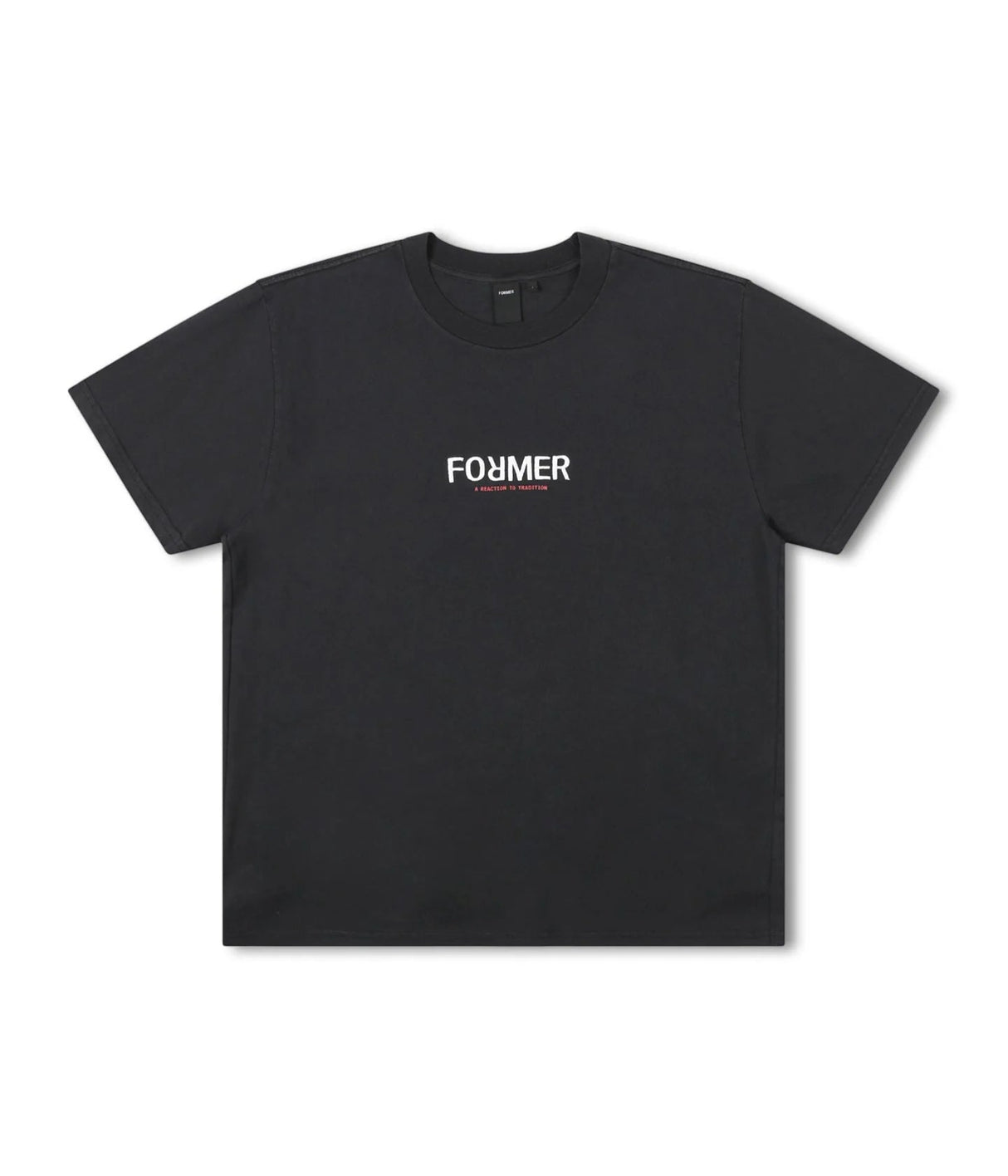 FORMER Legacy Reaction T-Shirt Washed Black Men's Short Sleeve T-Shirts Former