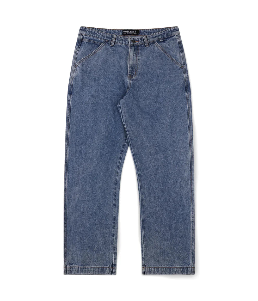 FORMER Reynolds Denim Pants Mid Blue Men's Denim Former