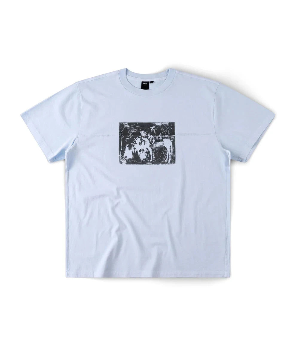 FORMER X-Ray T-Shirt Washed Sky Men's Short Sleeve T-Shirts Former
