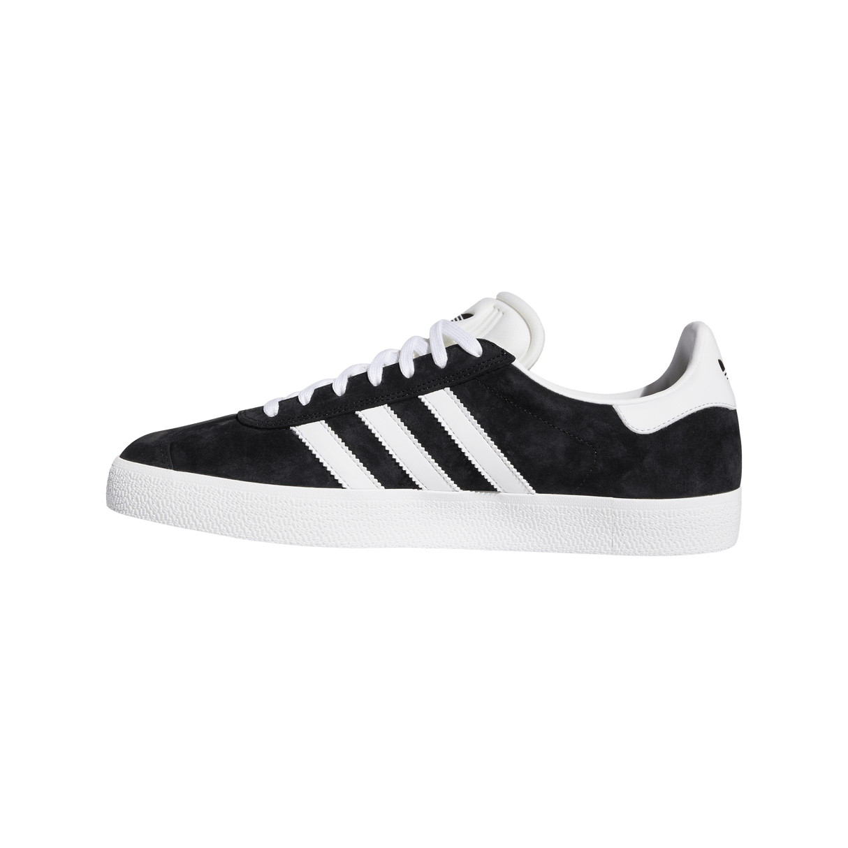 ADIDAS Women's Gazelle ADV Shoes Core Black/Cloud White/Gold Metallic Women's Skate Shoes Adidas