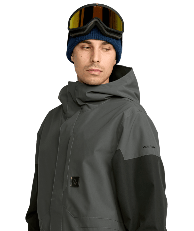 VOLCOM Primary Insulated Snow Jacket Dark Grey 2026 Men's Snow Jackets Volcom