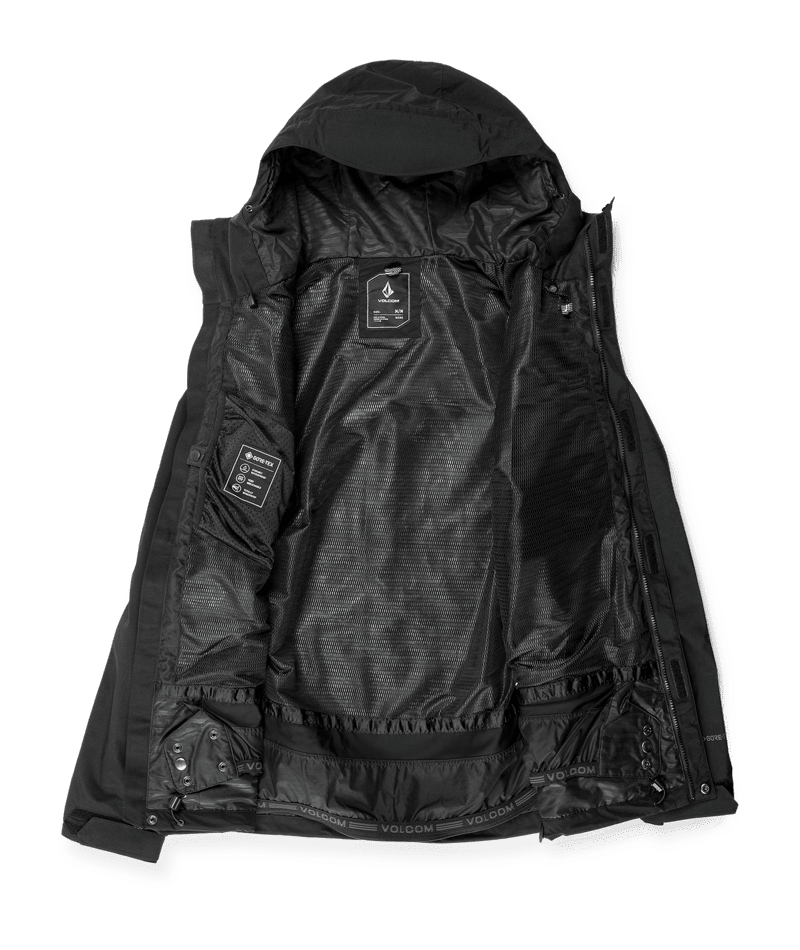 VOLCOM L GORE-TEX Snowboard Jacket Black 2025 Men's Snow Jackets Volcom