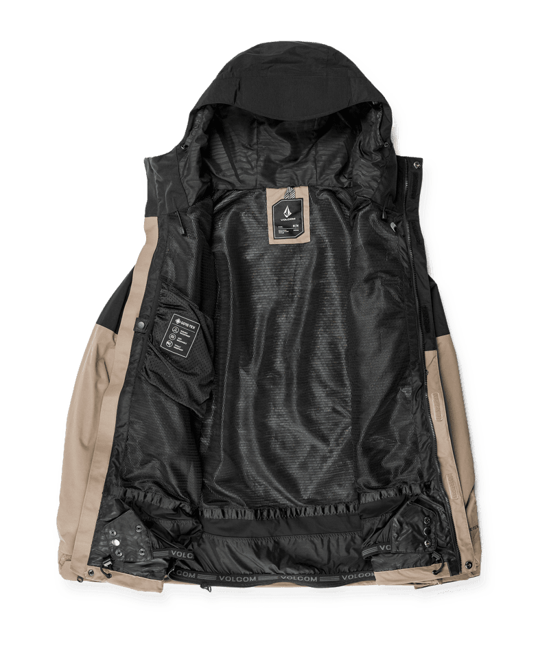 VOLCOM L GORE-TEX Snowboard Jacket Chestnut Brown 2025 Men's Snow Jackets Volcom