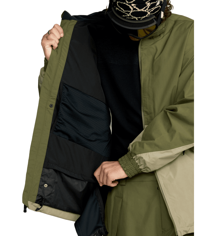 VOLCOM Longo GORE-TEX Snow Jacket Dark Olive 2026 Men's Snow Jackets Volcom