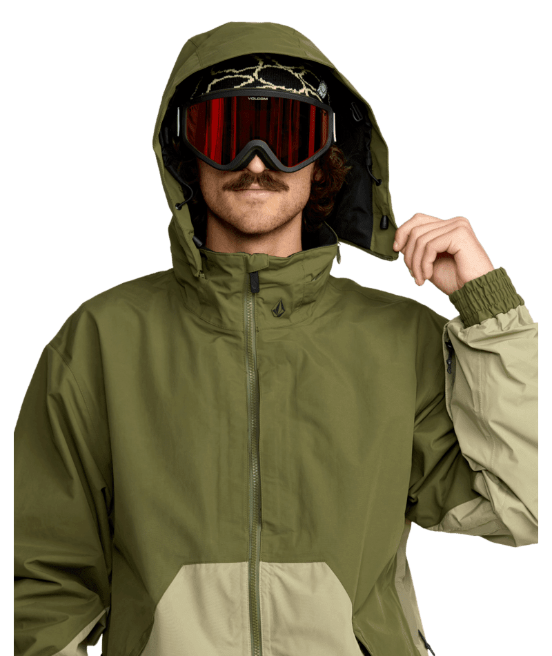 VOLCOM Longo GORE-TEX Snow Jacket Dark Olive 2026 Men's Snow Jackets Volcom