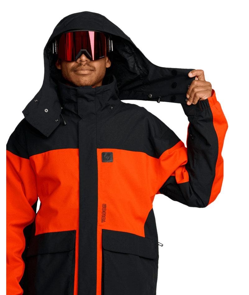 VOLCOM Kleveland Snow Jacket Orange Shock 2026 Men's Snow Jackets Volcom