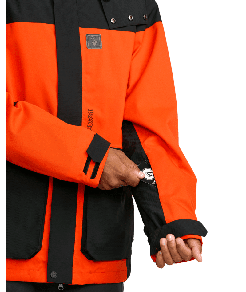 VOLCOM Kleveland Snow Jacket Orange Shock 2026 Men's Snow Jackets Volcom