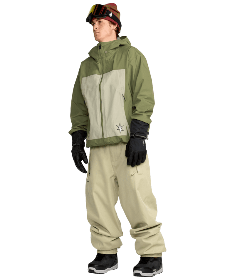 VOLCOM Arthur 3L Snow Jacket Dark Olive 2026 Men's Snow Jackets Volcom