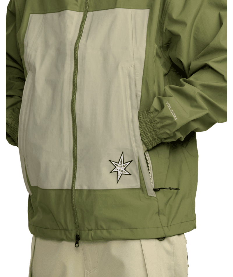 VOLCOM Arthur 3L Snow Jacket Dark Olive 2026 Men's Snow Jackets Volcom