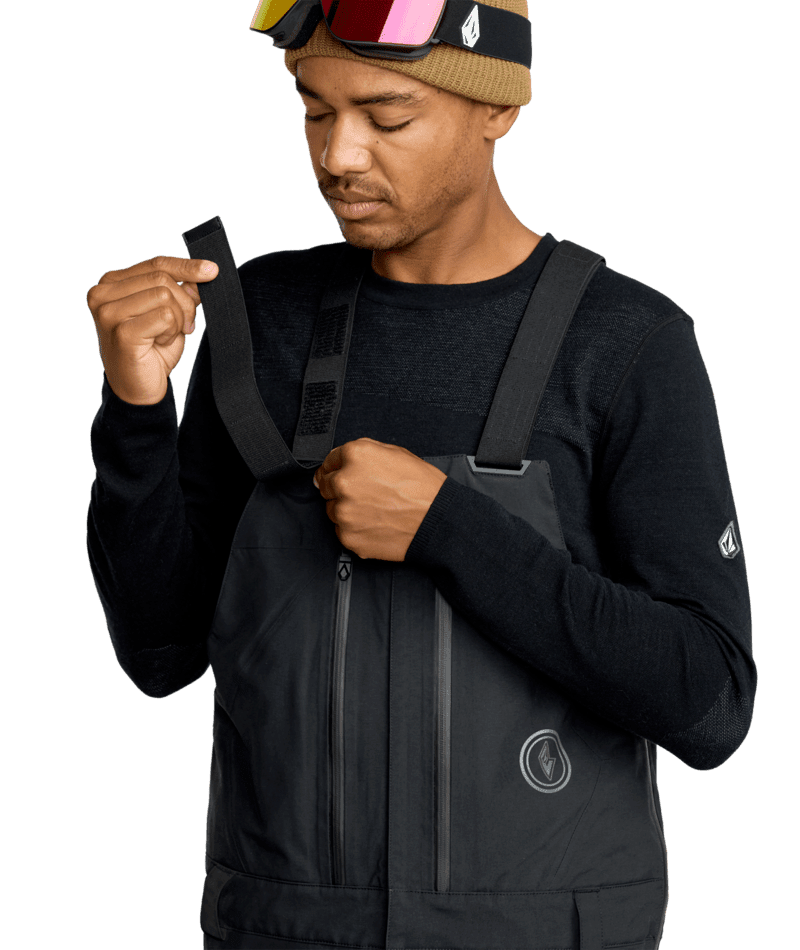 VOLCOM Anyox GORE-TEX Pro Shell Bib Snow Pants Black 2026 Men's Snow Bib Pants Volcom