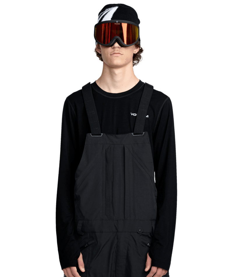 VOLCOM Rain GORE-TEX Bib Snow Pants Black 2026 Men's Snow Bib Pants Volcom