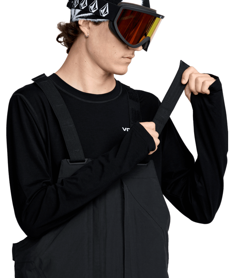 VOLCOM Rain GORE-TEX Bib Snow Pants Black 2026 Men's Snow Bib Pants Volcom