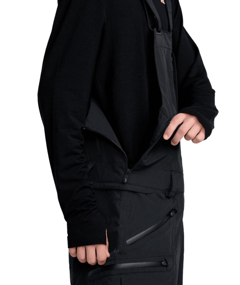 VOLCOM Rain GORE-TEX Bib Snow Pants Black 2026 Men's Snow Bib Pants Volcom