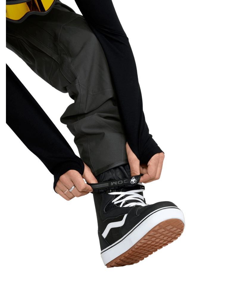 VOLCOM Roan Bib Snow Pants Dark Grey 2026 Men's Snow Bib Pants Volcom