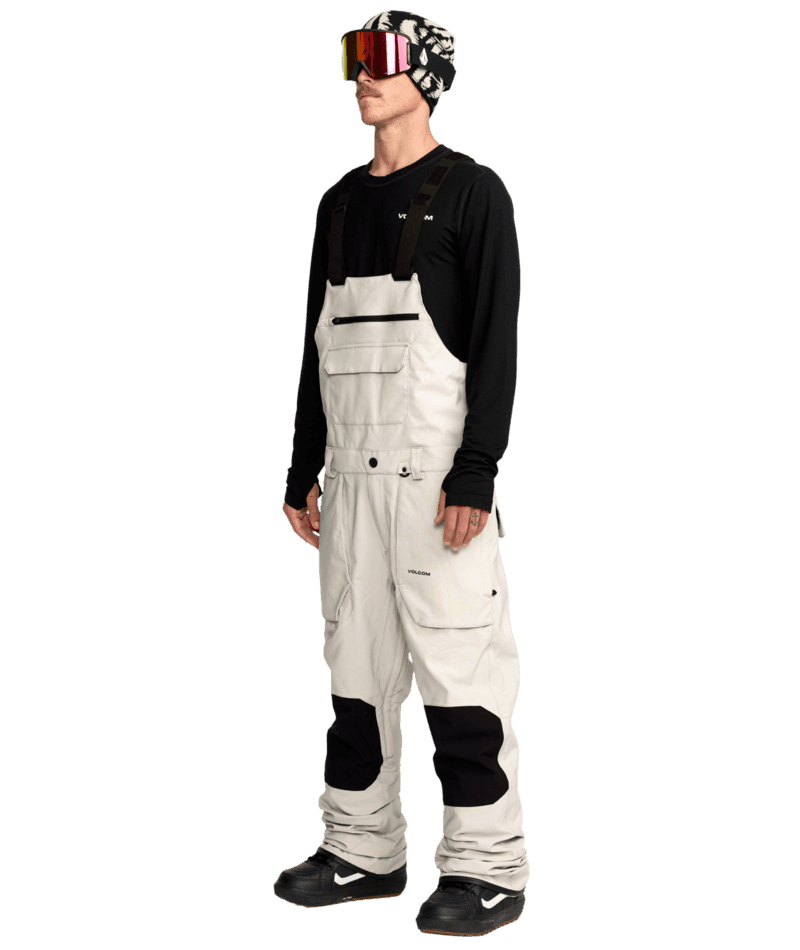 VOLCOM Roan Bib Snow Pants Stone 2026 Men's Snow Bib Pants Volcom