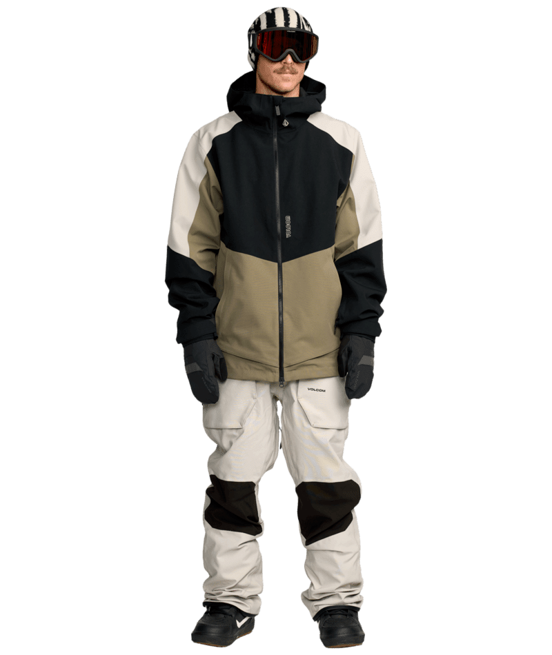 VOLCOM Roan Bib Snow Pants Stone 2026 Men's Snow Bib Pants Volcom
