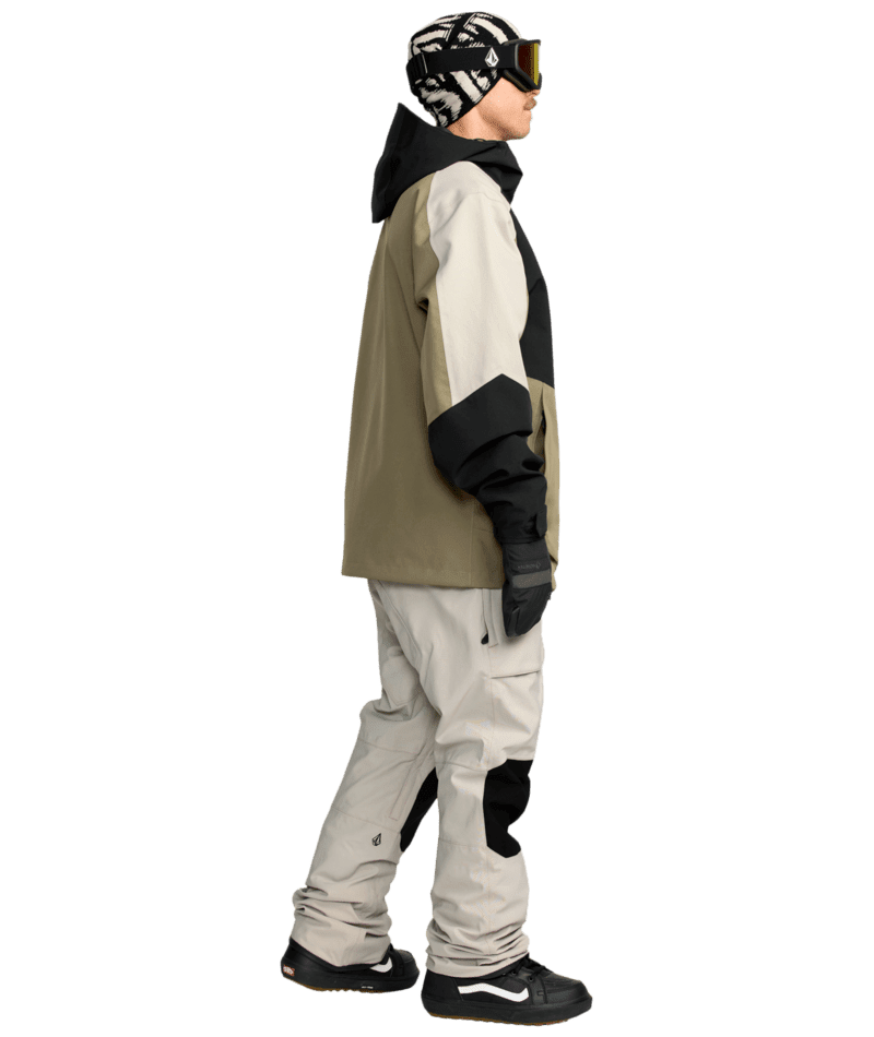 VOLCOM Roan Bib Snow Pants Stone 2026 Men's Snow Bib Pants Volcom