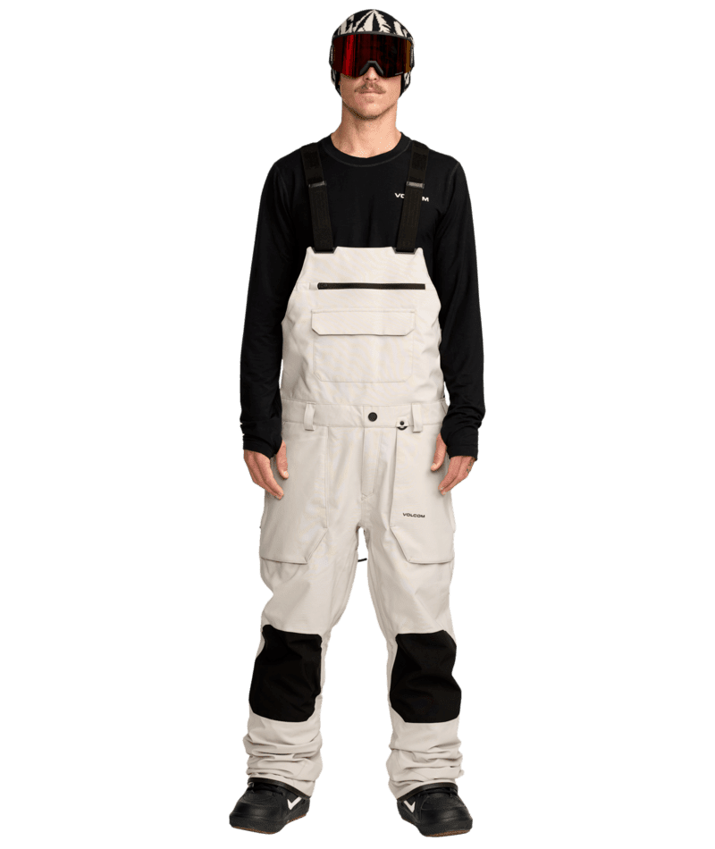VOLCOM Roan Bib Snow Pants Stone 2026 Men's Snow Bib Pants Volcom