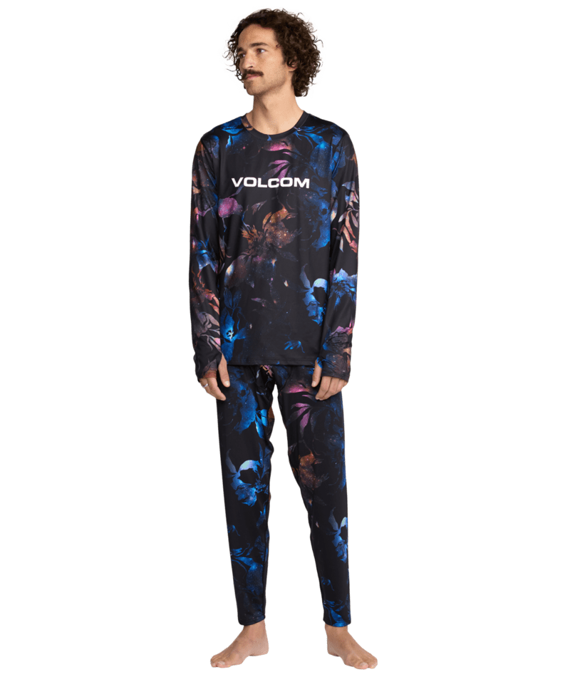 VOLCOM V-Science Crew Base Layer Top Space Aloha Men's Base Layers Volcom