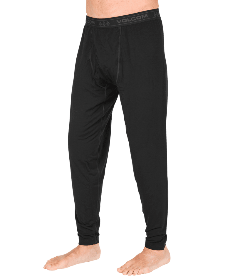 VOLCOM Merino Blend Base Layer Pant Black Men's Base Layers Volcom