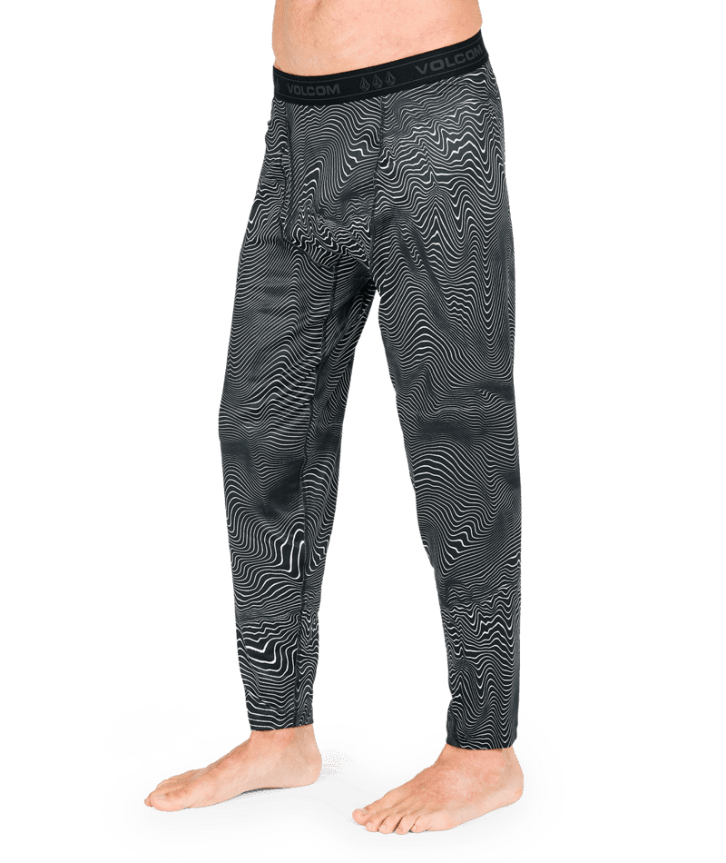 VOLCOM V-Science Base Layer Pants Black Print Men's Base Layers Volcom