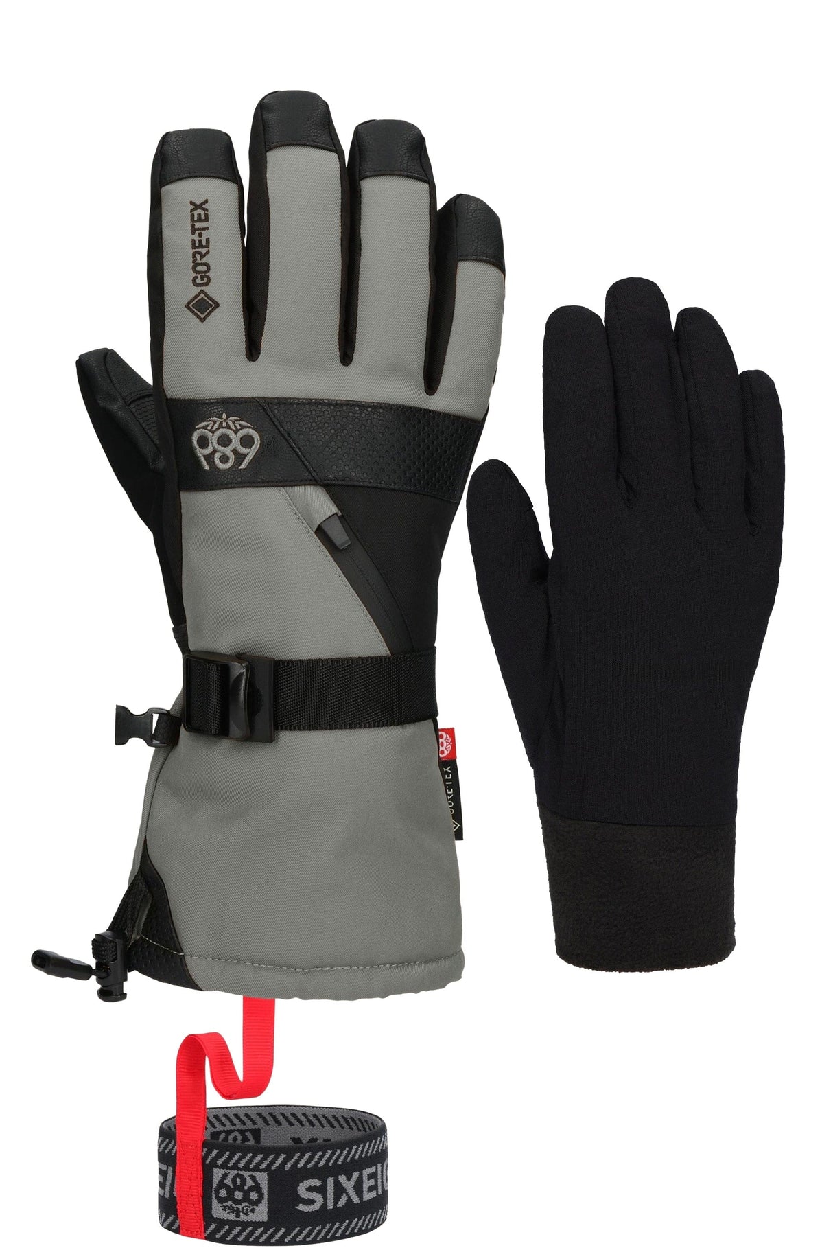 686 GORE-TEX Smarty 3-In-1 Gauntlet Glove Charcoal Men's Snow Gloves 686