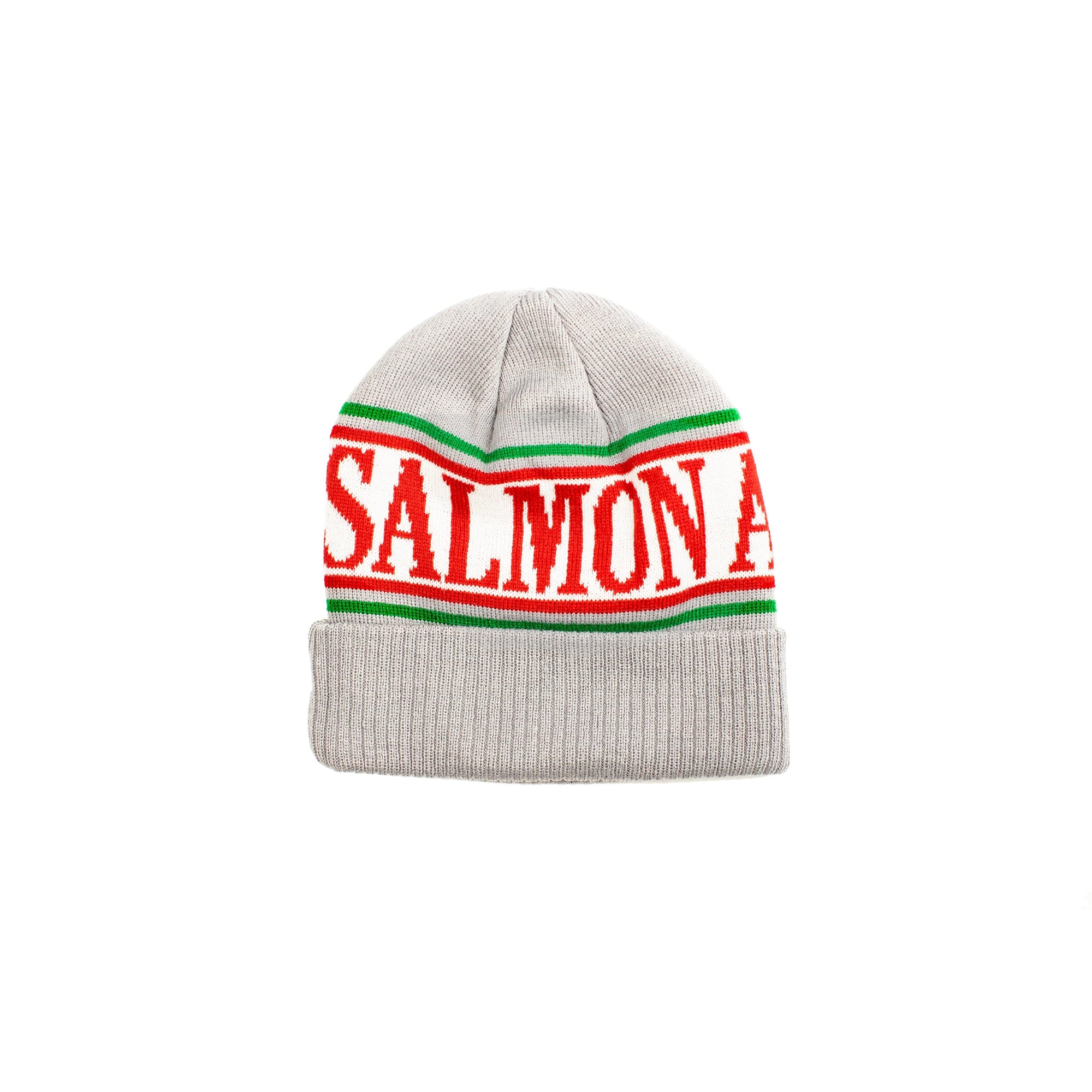 SALMON ARMS Jacquard Beanie Grey Men's Beanies Salmon Arms 