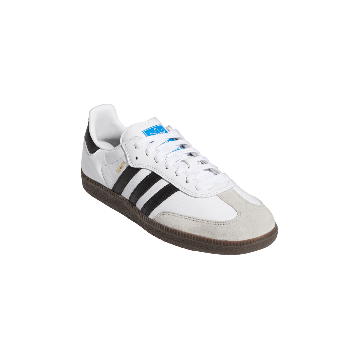 ADIDAS Samba ADV Shoes Cloud White/Core Black/Gum Men's Skate Shoes Adidas