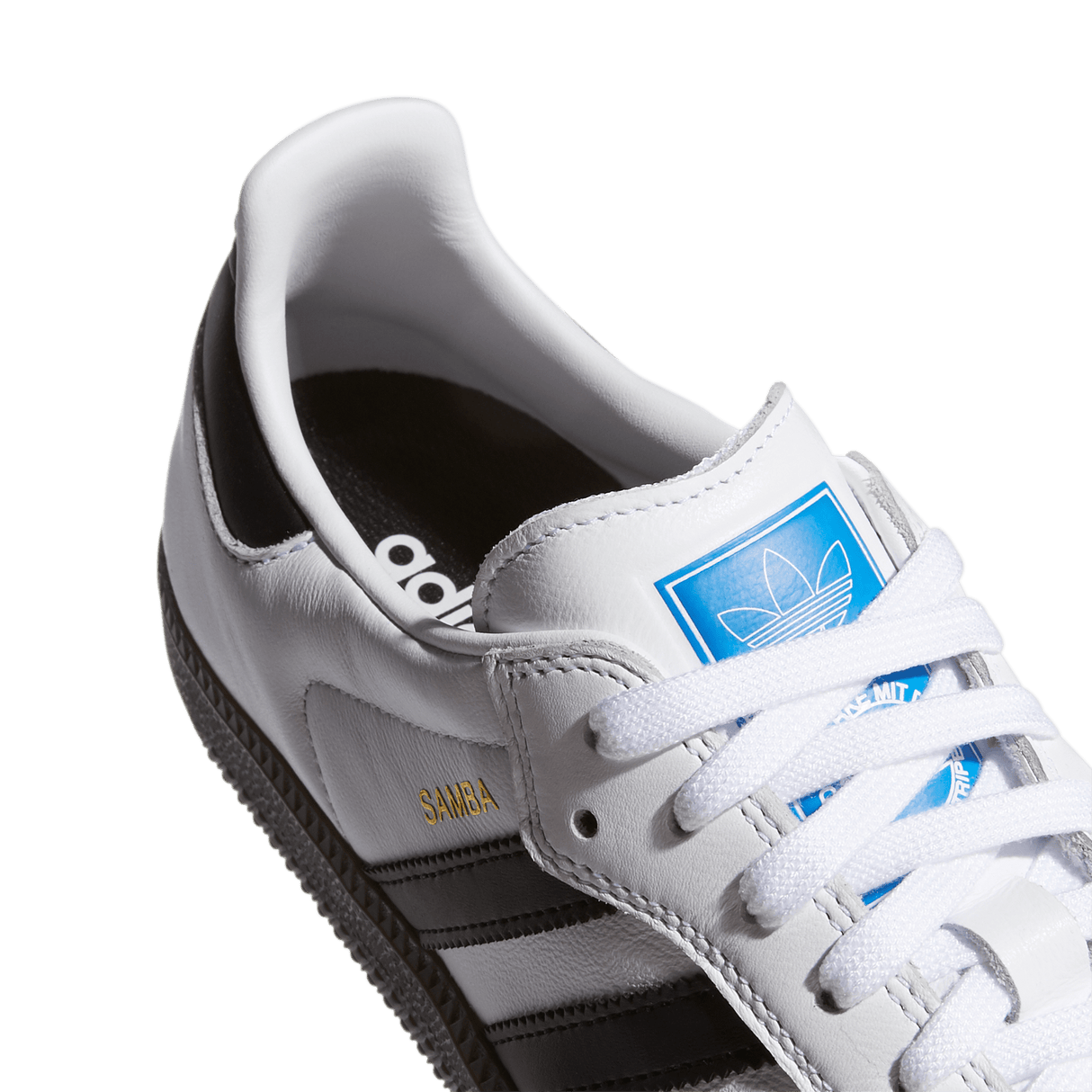 ADIDAS Samba ADV Shoes Cloud White/Core Black/Gum Men's Skate Shoes Adidas