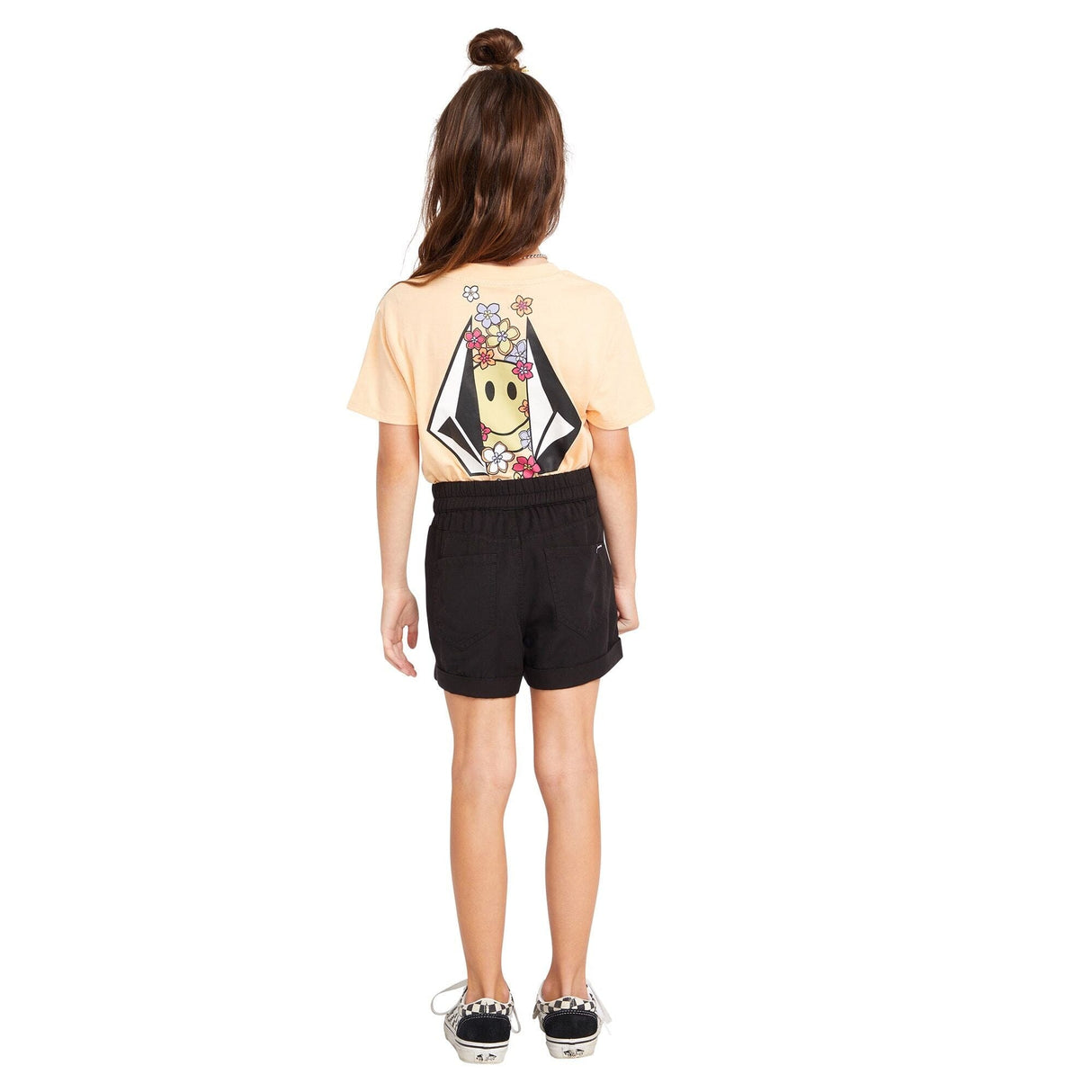 VOLCOM Girl's Sunday Strut Shorts Black Out Girl's Walkshorts Volcom