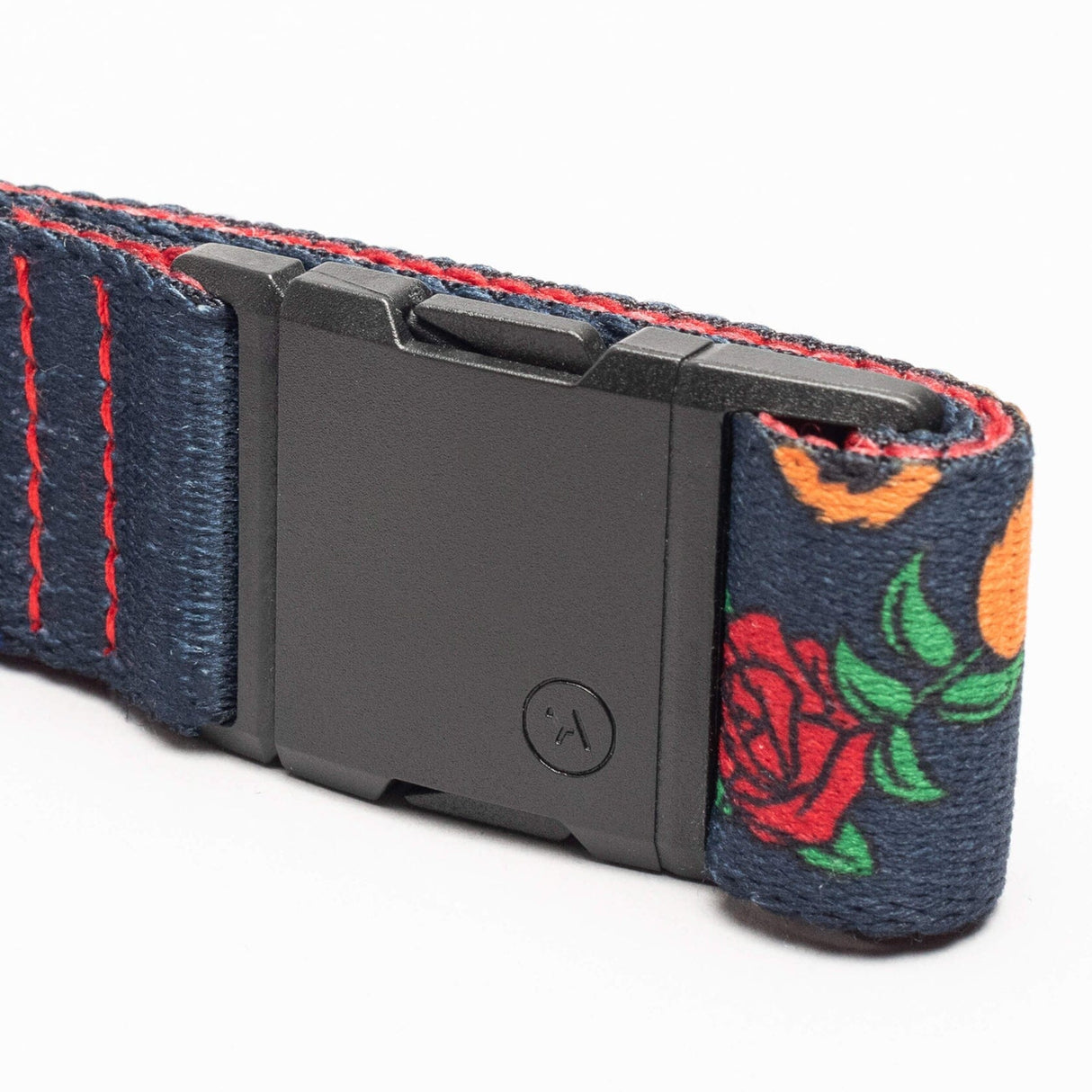 ARCADE Grateful Dead Slim Stretch Belt Bertha Bear Navy Women's Belts ARCADE