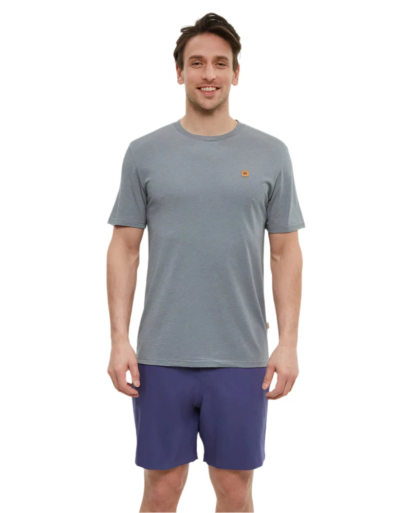 TENTREE Baker T-Shirt Anchor Grey Heather Men's Short Sleeve T-Shirts Tentree