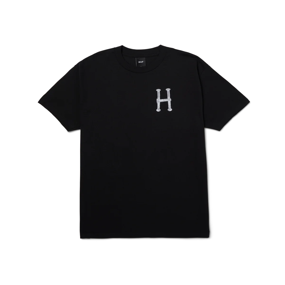 HUF X BRONZE TT Bolts T-Shirt Black Men's Short Sleeve T-Shirts Huf