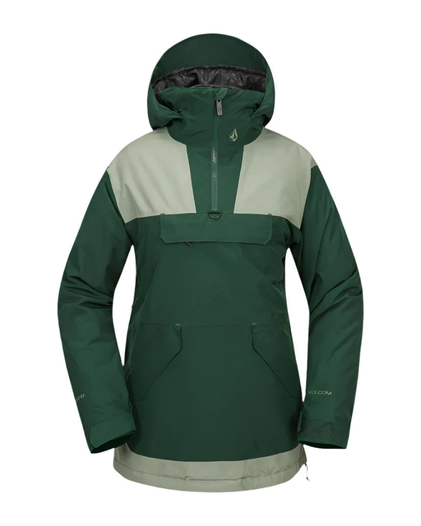 VOLCOM Women's GORE-TEX Fern Insulated Snowboard Jacket Scarab 2025 Women's Snow Jackets Volcom