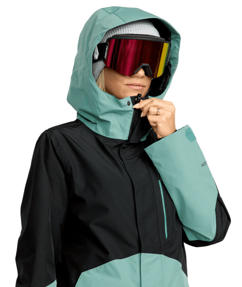 VOLCOM Women's V.Co Tech Eras GORE-TEX Insulated Snow Jacket Arctic Blue 2026 Women's Snow Jackets Volcom
