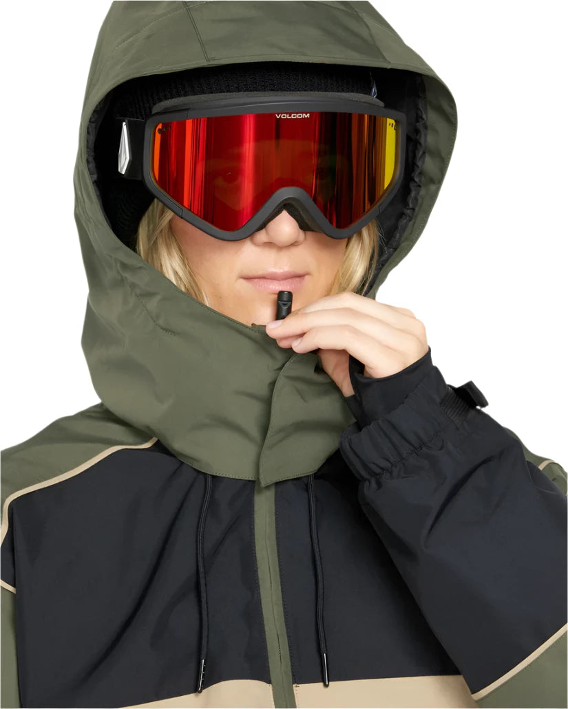 VOLCOM DLM GORE-TEX Snowboard Jacket Ivy 2025 Women's Snow Jackets Volcom
