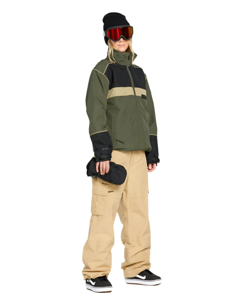 VOLCOM DLM GORE-TEX Snowboard Jacket Ivy 2025 Women's Snow Jackets Volcom