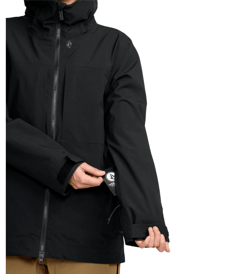 VOLCOM Women's Cloudbreaker Stretch 30K Snow Jacket Black 2026 Women's Snow Jackets Volcom